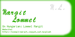 margit lommel business card